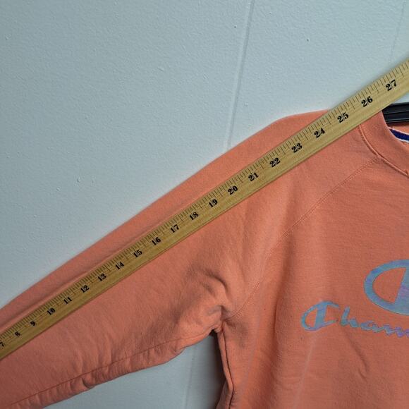 Champion Spellout Peachy Pink‎ Medium Sweatshirt - Picture 8 of 8
